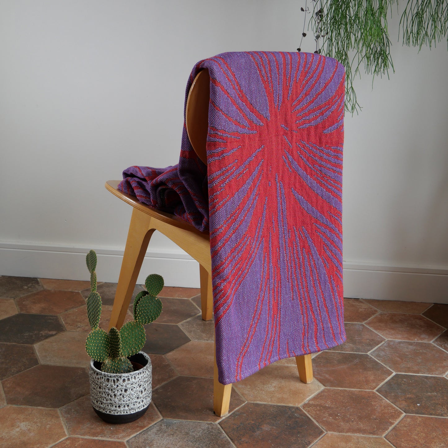 Combe Hill - Large Woven Blanket/Tapestry, 100% Cotton, Limited Edition