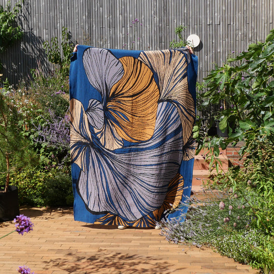 Quantox Hills - Large Woven Blanket/Tapestry, 100% Cotton, Limited Edition