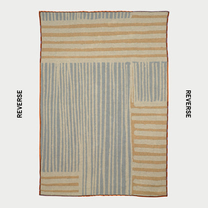 Porto - Large Woven Blanket/Tapestry, 100% Cotton, Limited Edition