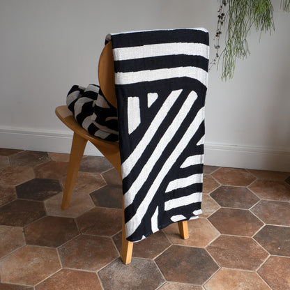 Entangled - Large Woven Blanket/Tapestry, 100% Cotton, Limited Edition